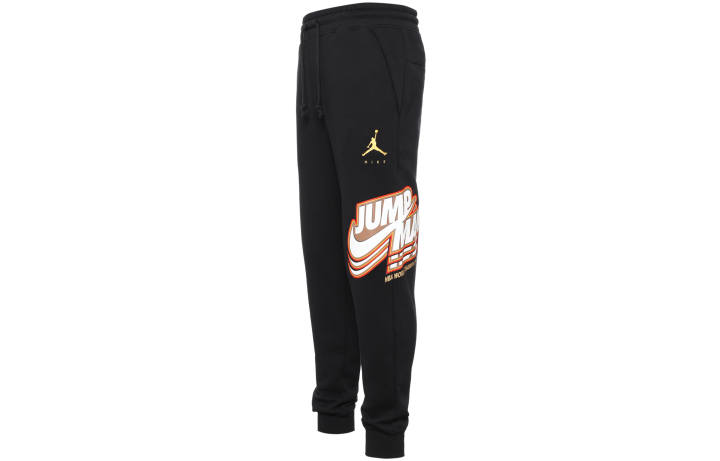 Jordan Jordan Fun Print Fleece Lined Sweatpants Knitted Sweatpants Men's Black