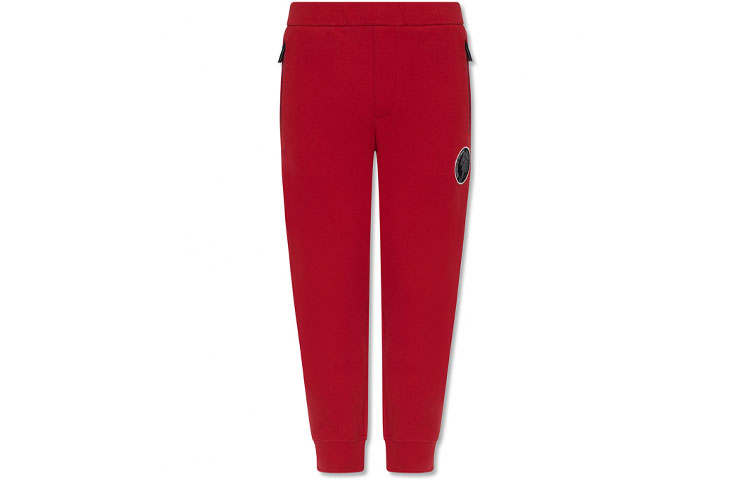 EMPORIO ARMANI SS22 Knitted Sweatpants Men's Red