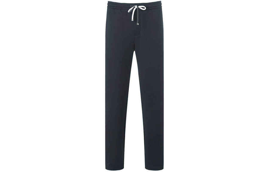 EMPORIO ARMANI FW22 Knitted Sweatpants Men's Marine Blue