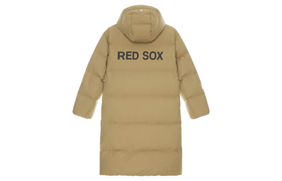 MLB MLB Basic Collection Basic Boston Red Sox FW24 Down Jacket Unisex Beige Yellow