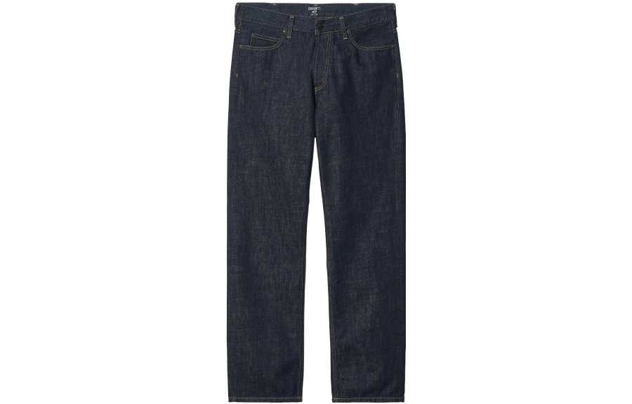 Carhartt WIP Jeans Men's Dark Blue Moderate Straight Fit Pants