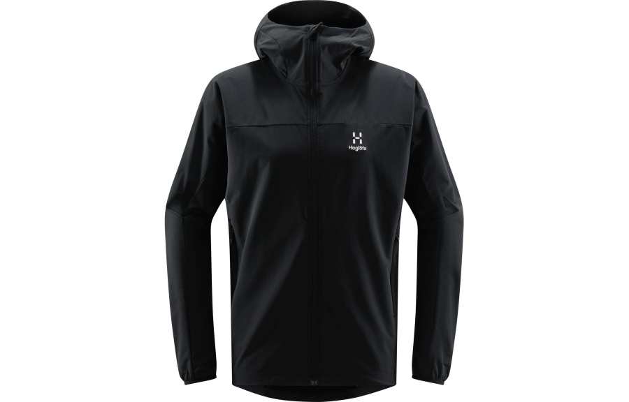 HAGLÖFS Softshell Hood Jackets & Coats Men's Black