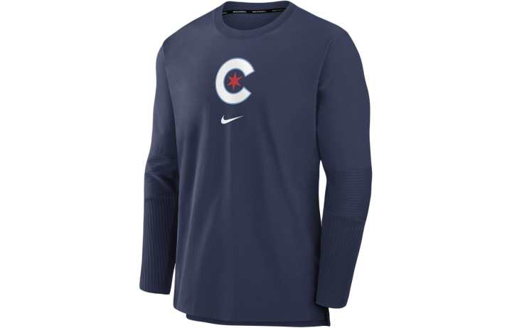 Nike Nike Chicago Cubs Authentic Collection City Connect Player Men's Nike Dri FIT Mlb Pullover Jacket