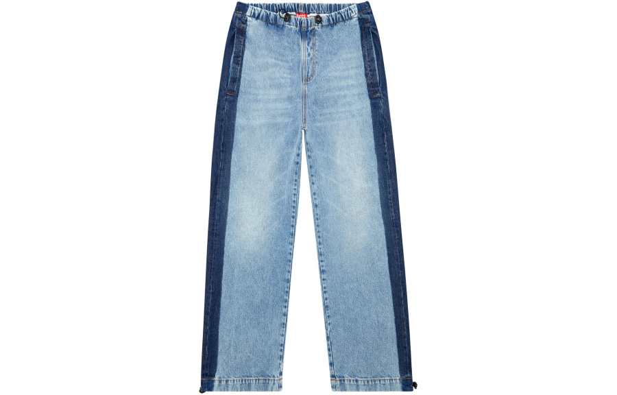 DIESEL DIESEL D Martial Straight Leg Drawstring Jeans