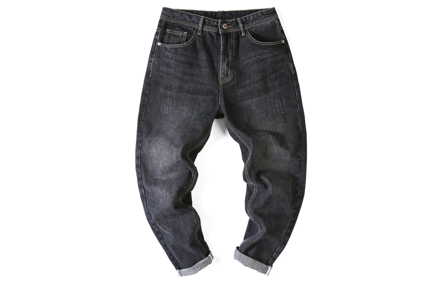 BEENTRILL Jeans Unisex Moderate Tapered Pants