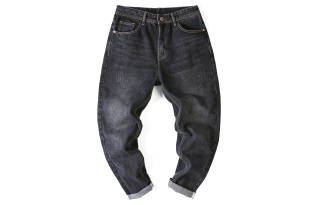 BEENTRILL Jeans Unisex Moderate Tapered Pants