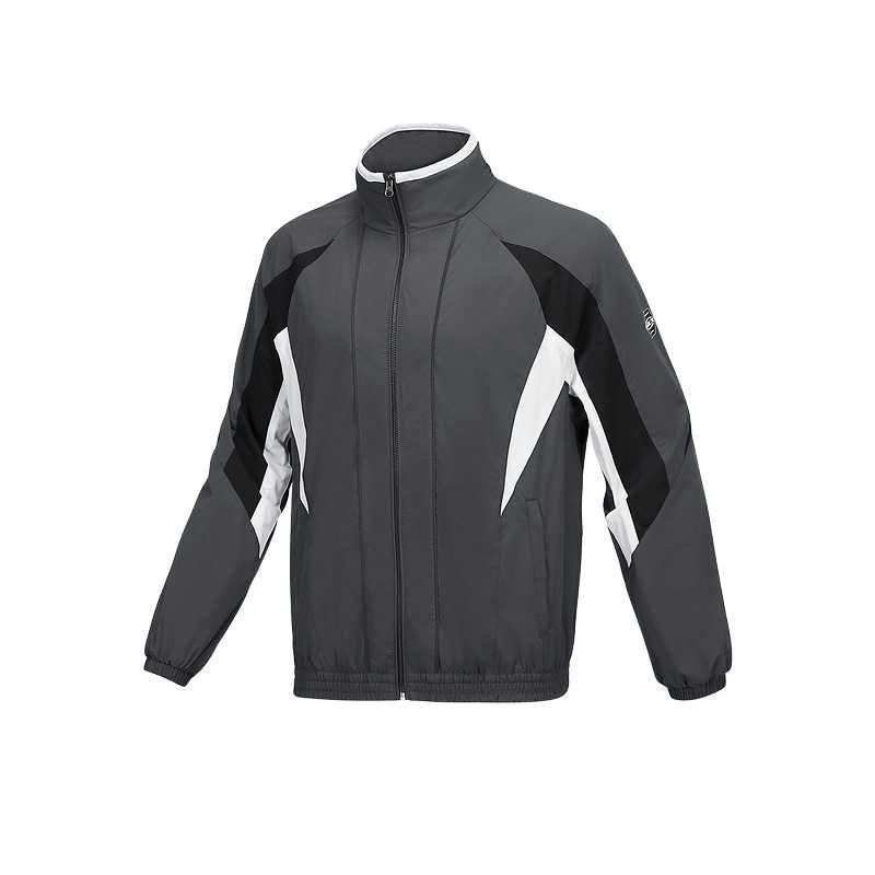 Skechers Casual Sports Collection Jacket Men's Oyster Black