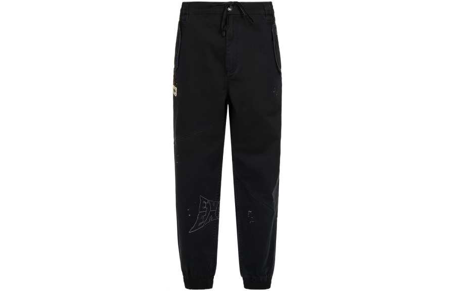 EVISU EVISU Jeans Men's Black Moderate Cuffed Pants