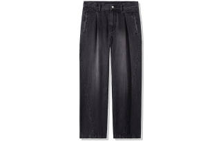 Lilbetter Jeans Men's Black Moderate Straight Fit Pants