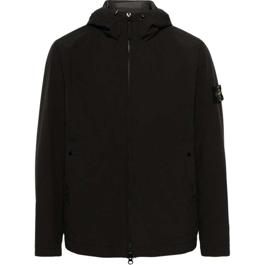 STONE ISLAND Zip Up Hooded Jacket