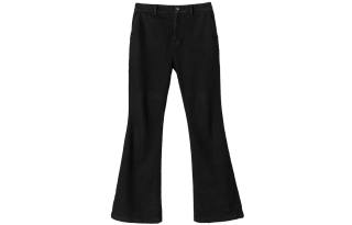 FRKM FW22 Gothic Avant Garde Flared Pants Jeans Unisex Black