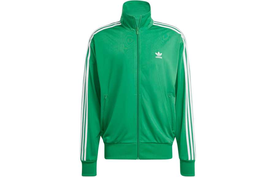 Adidas Originals Adidas Trefoil-embroidered Zip-up Sport Jacket