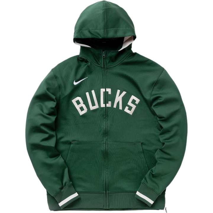 Nike Nike x NBA Milwaukee BucksDri Fit Showtime Jacket Men's Fir/White