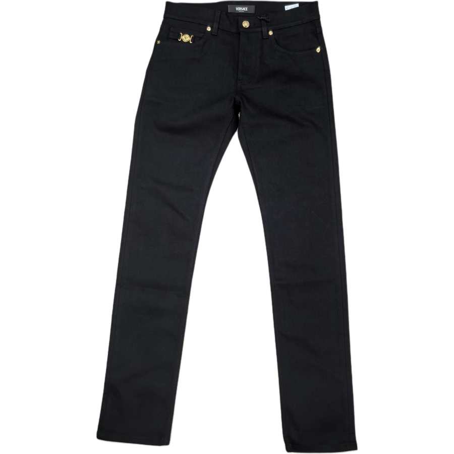 VERSACE JEANS COUTURE Logo Patch Skinny Trousers