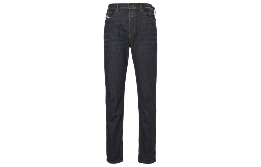 DIESEL Jeans Men's Black Moderate Straight Fit Pants