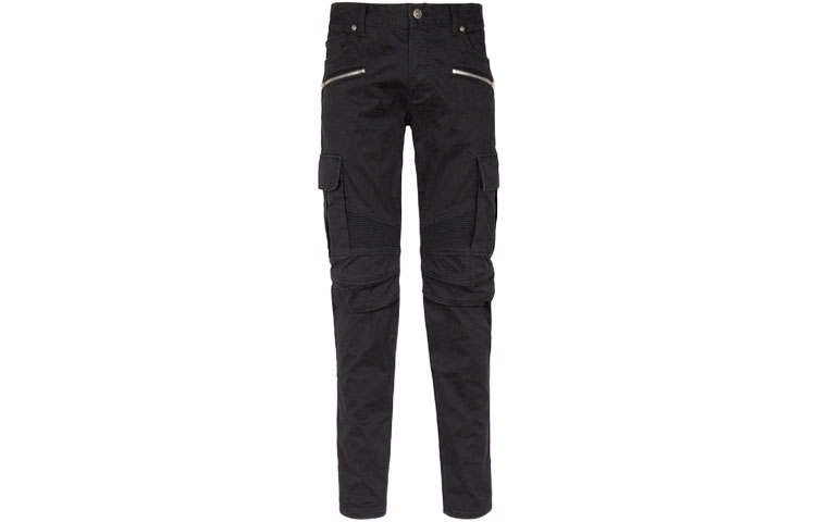BALMAIN BALMAIN Jeans Men's Black Moderate Slim Fit Pants