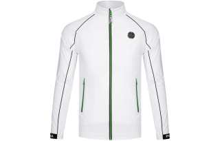 PGA Trench Coats Men's 101101 White Stand Collar Moderate