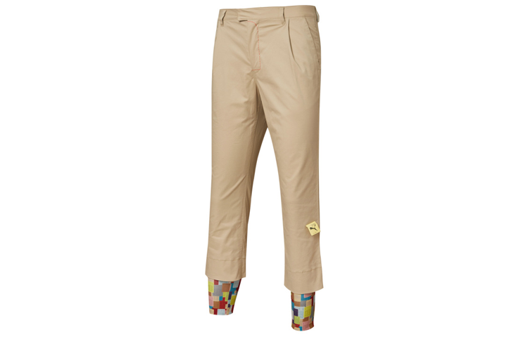 PUMA Casual Pants Men's Khaki Moderate Other