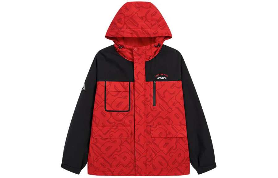 PEAK Trench Coats Men's Black Hooded Moderate