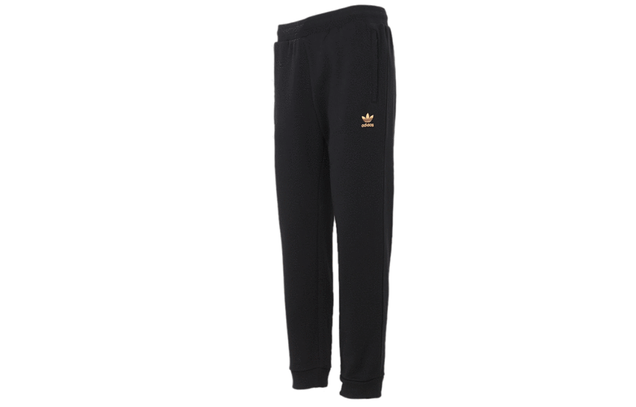 Adidas Originals Trefoil Knitted Sweatpants Men's Black Moderate Sweatpants