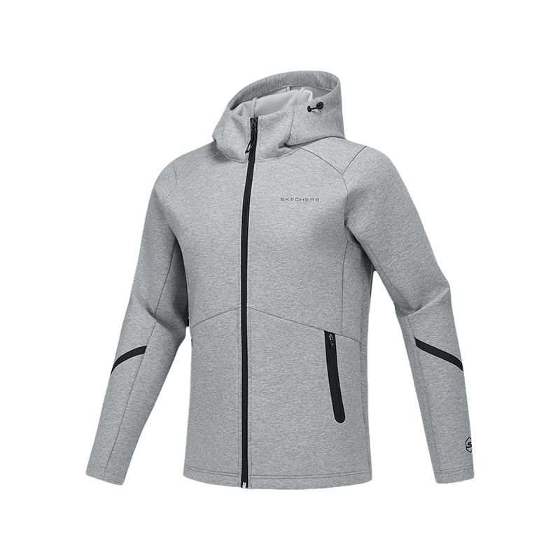 Skechers Comfortable Sports Collection Jacket Men's Mixed Gray