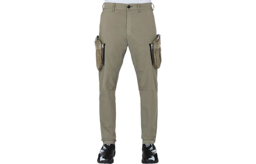 STONE ISLAND Cargo Pants Men's Green