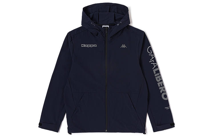 Kappa Trench Coats Men's Midnight Blue Black 906 Hooded Moderate Other
