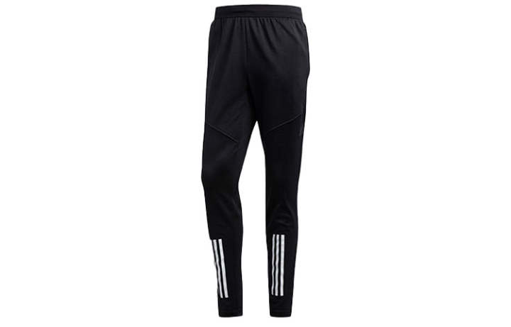 Adidas Adidas Knitted Sweatpants Men's Black Moderate Cuffed Pants