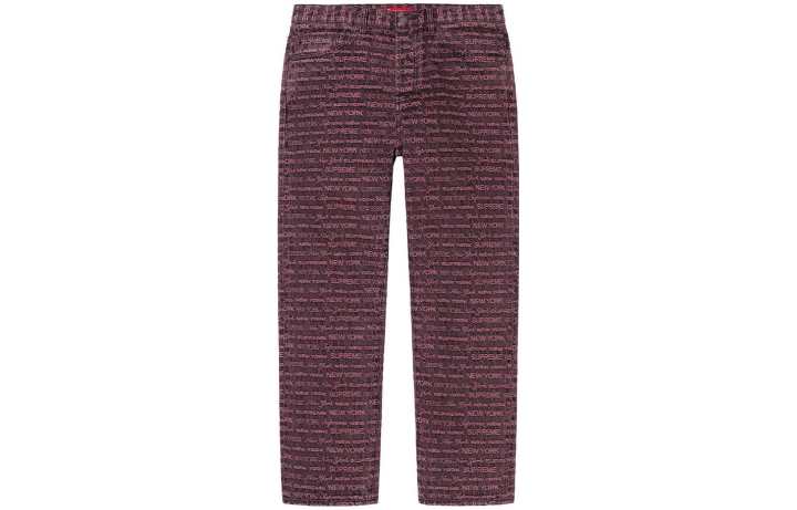Supreme Supreme Multi Type Jacquard Regular Jean