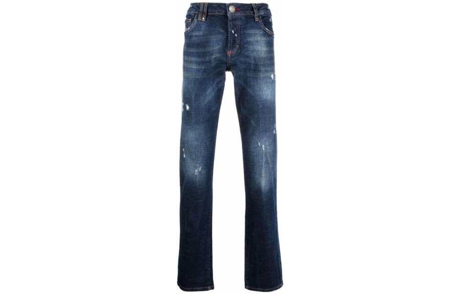 PHILIPP PLEIN Jeans Men's Blue Moderate Other