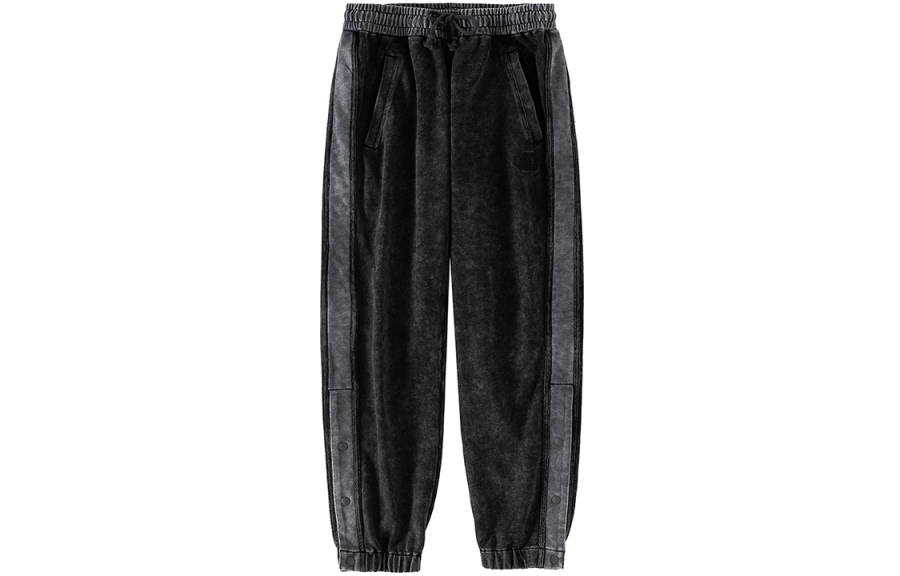 STARTER STARTER Knitted Sweatpants Unisex Dark Gray Moderate Cuffed Pants