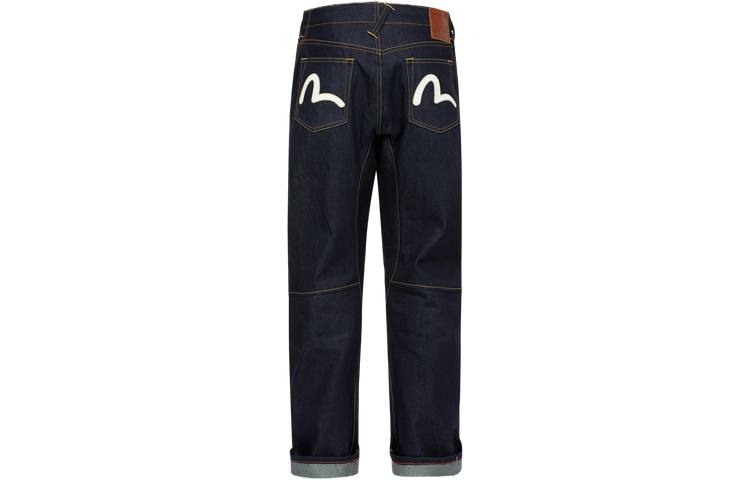 EVISU Jeans Men's Denim Blue Moderate Straight Fit Pants