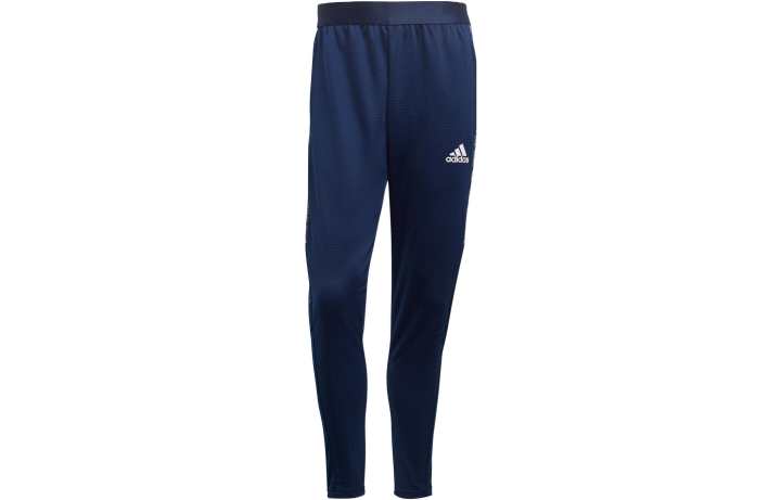 Adidas Adidas Knitted Sweatpants Men's Blue Moderate Straight Fit Pants