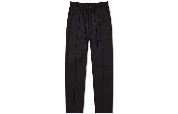 Y-3 Y 3 Casual Pants Men's Black Moderate Straight Fit Pants