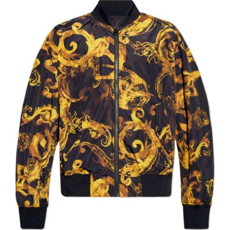 VERSACE JEANS COUTURE Barocco-Printed Reversible Zipped Jacket