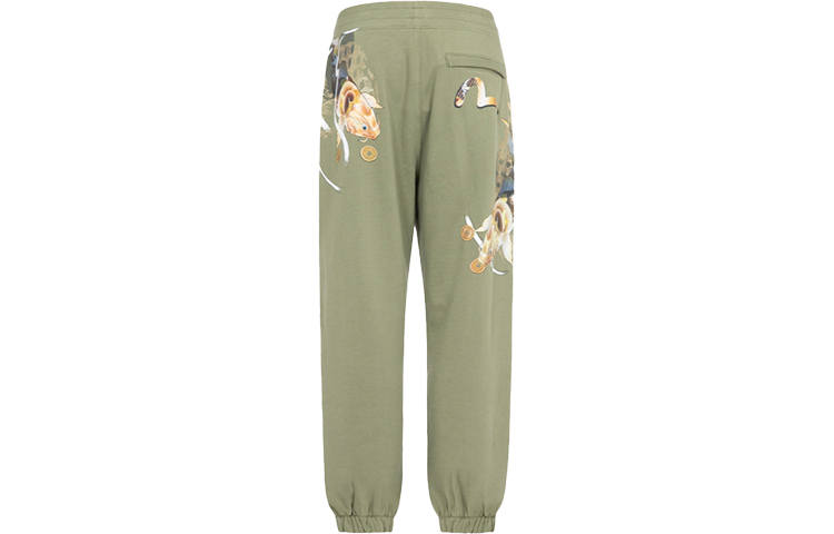 EVISU EVISU Knitted Sweatpants Men's Moderate Cuffed Pants