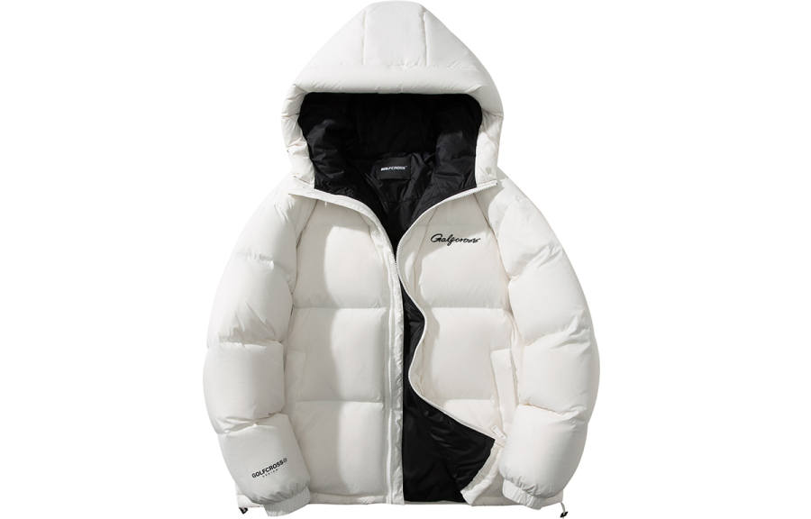 GOLFCROSS Down Jackets Unisex Hooded Thickened Puffer Jacket
