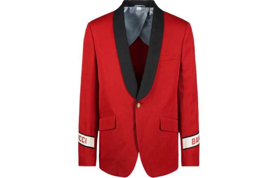 GUCCI GUCCI Fo Wool Single Breasted Blazer