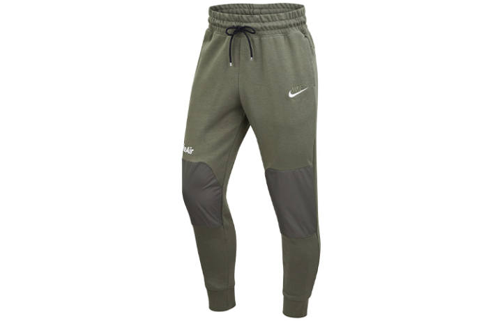 Nike Nike Knitted Sweatpants Men's Green Moderate Cuffed Pants