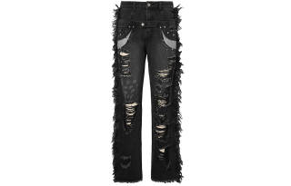 ROCAWEAR Jeans Unisex Black Moderate Flared Pants
