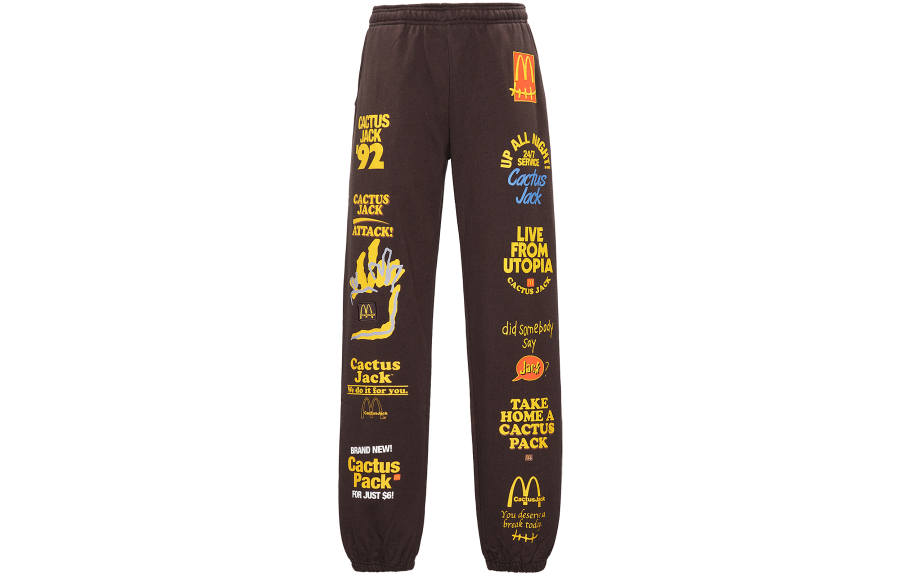Travis Scott Travis Scott X McDonald's Sticker Bomb Sweatpants