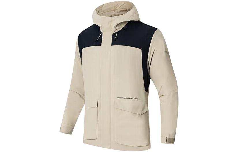 Anta Outdoor Collection Trench Coat Men's Beige Khaki