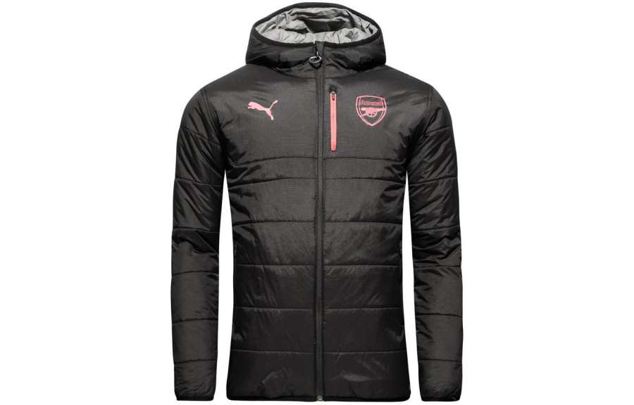PUMA Puffer Jackets Men's Black Hooded Moderate Other