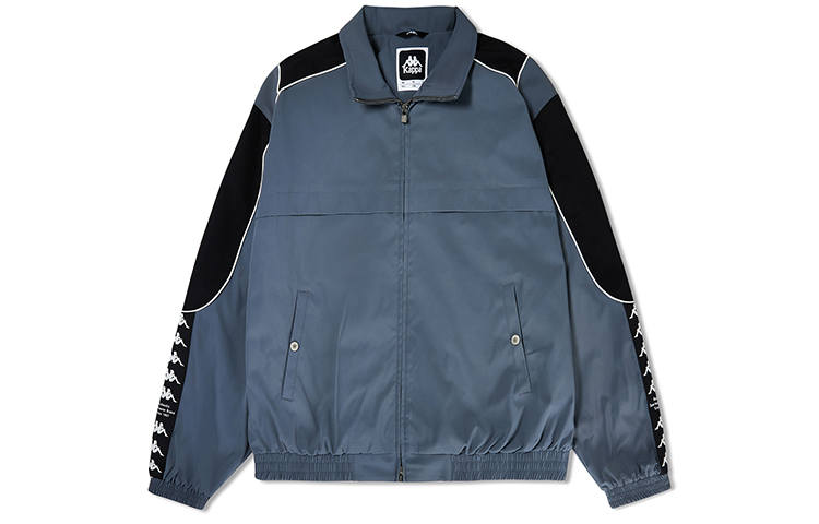 Kappa Jackets Men's Turbulent Gray 108 Stand Collar Moderate Other
