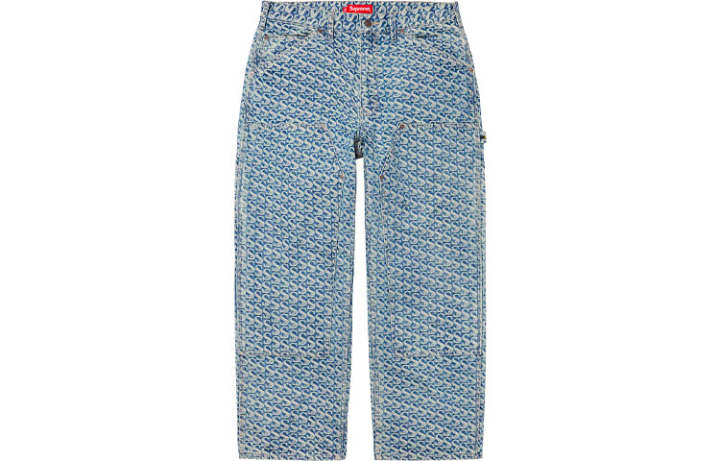 Supreme Supreme Monogram Double Knee Denim Painter Pant FW21