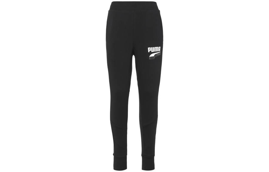 PUMA PUMA Knitted Sweatpants Men's Black Moderate Sweatpants