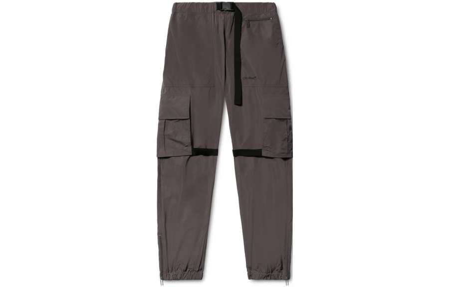 OFF-WHITE OFF WHITE Cargo Pants Loose Fit Men's Lead Gray