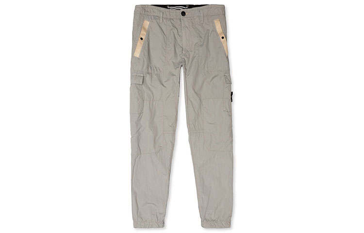 STONE ISLAND Casual Pants Men's Silver Moderate Other