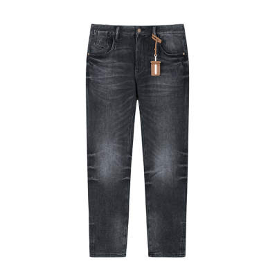 DAVID NAMAN Jeans Men's Black Moderate Straight Fit Pants