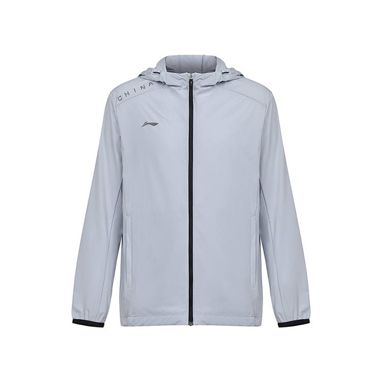 Li-Ning Li Ning Trench Coat Men's Dove Gray